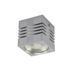 Griestu COB LED apgaismojums 230V , 3 W, Krāsa: sudraba, Gaismas krāsa: neitrāli balta