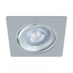 Griestu apgaismojuma punkta SMD LED armatūra 230V, 5 W, 540 lm, Krāsa: sudraba, Gaismas krāsa: neitrāli balta