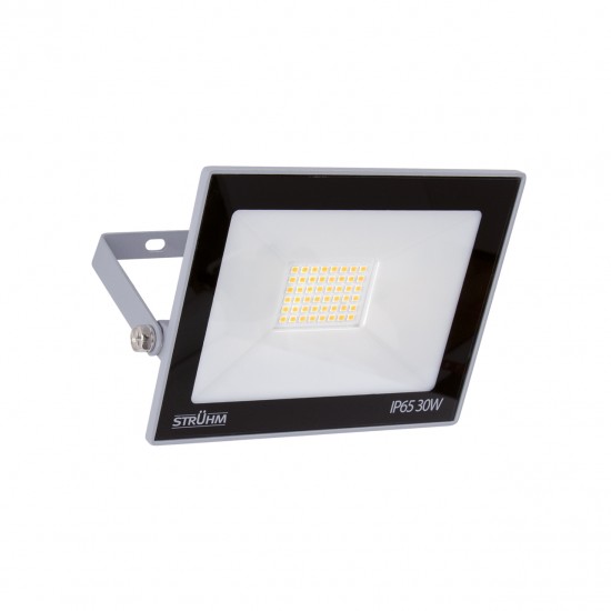 SMD LED prožektors 230V, 30 W, 2600 lm, pelēka