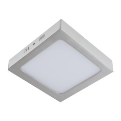 Griestu SMD LED apgaismojums 230V, 24 W, 2800 lm, Krāsa: matēts hroms, Gaismas krāsa: neitrāli balta