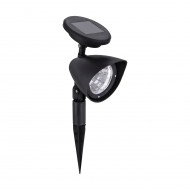 Saules LED lampa 0,18 W melna Saules LED lampa 0,18 W melna