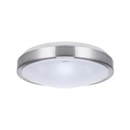 Griestu SMD LED gaismas ķermeņi 230V, 18 W, 1830 lm, Krāsa: sudraba, Gaismas krāsa: neitrāli balta