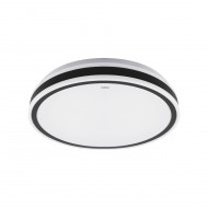 Griestu SMD LED gaismas ķermeņi 230V, 24 W, 2820 lm, Krāsa: balta/ melna, Gaismas krāsa: neitrāli balta