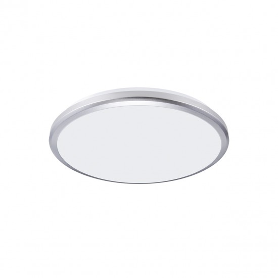 Hermētisks griestu gaismas armatūra LED 230V, 12 W, 1539 lm, sudraba