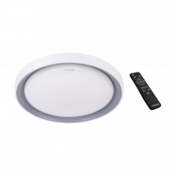 Griestu SMD LED gaismas ķermeņi 230V, 48 W, 6130 lm, Krāsa: sudraba, Gaismas krāsa: silti balta/neitrāli balta/auksti balta