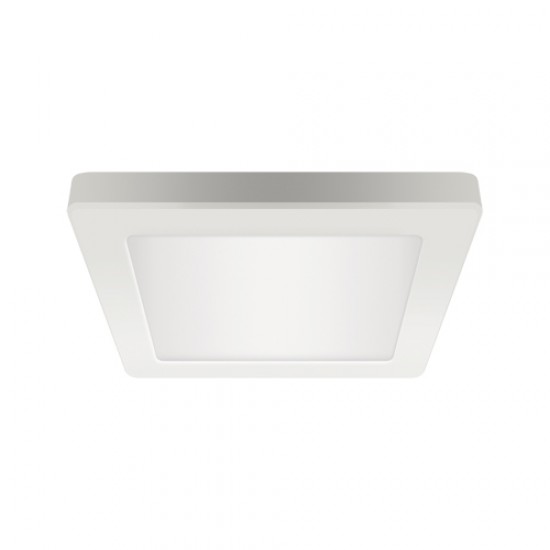 Griestu SMD LED apgaismojums 230V, 12 W, 1540 lm, Krāsa: balta, Gaismas krāsa: silti balta/neitrāli balta/auksti balta