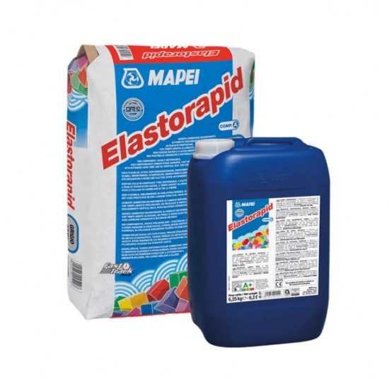 Mapei Īpaši elastīga, divkomponentu flīžu līme (C2FTE S2) 31,5 kg Elastorapid A+B