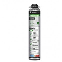 Makroflex WhiteTeq PRO Montāžas putas, baltas, 750ml