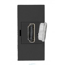 NOEN HDMI ligzdas modulis mēbeļu savienošanas panelim, melns