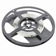 Светодиодная лента FLASH 24V 2835, 300 LED 3200K, 48W, IP20, 8mm, катушка 5m LD-2835-24V-300-20-CB GTV
