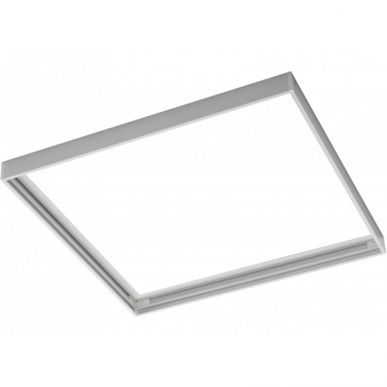 G-TECH Virsmas montāžas rāmis LED paneļiem 60x60x6,5cm bez skrūvēm, balts GT-RMBK60x60-00 GTV