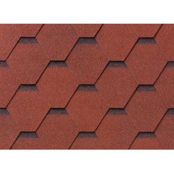 IKO ArmourShield Plus bitumena šindeļi, Tile red ultra (20) 2m2