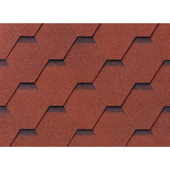 IKO ArmourShield Plus bitumena šindeļi, Tile red ultra (20) 2m2