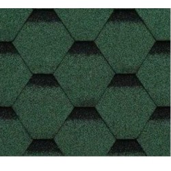 Mida Rock Hexagonal Bitumena šindelis 3m2 Zaļš