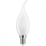 LED lampa, pienains FILAMENTS, C35L, 3000K, E14, 4.0W, AC220-240V, 360°, 420lm, 44mA LD-C35FLE4M-30L GTV