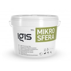 Igis MIKROSFERA gatava vieglā smalkgraudainā špakteļmasa, 10L