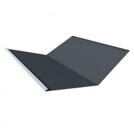 Ruukki 40 Metāla satekne RA1BV 0.5mm, 300x300mm, 2000mm, RR23/Tumši pelēka