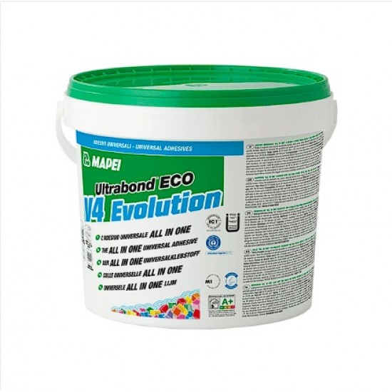 Mapei Ultrabond Eco V4 Evolution Universāla līme dažādiem mīkstajiem segumiem