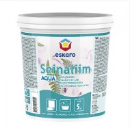 Eskaro Seinaliim Aqua Клей на водной основе для приклеивания тяжелых и легких настенных покрытий во влажных помещениях, белый, 0,7 л