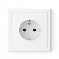043-515 ADRIA Schuko rozete ar zem.ar WAGO klemme 16A 250V balta