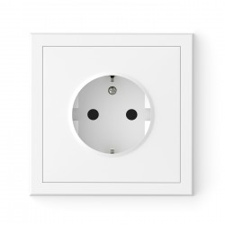 043-515 ADRIA Schuko rozete ar zem.ar WAGO klemme 16A 250V balta