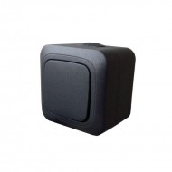 PJ1.10-008 J Накладной выключатель HERMI IP44/черный