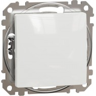 Кресцовый выключатель 10AX белый Sedna Design