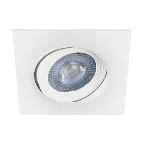 Griestu apgaismojuma punkta SMD LED armatūra 230V, 5 W, 520 lm, Krāsa: balta,Gaismas krāsa: silti balta