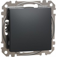 Переключатель 10AX, антрацит Sedna Design