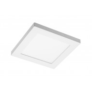 LED gaismeklis MOZA, 12W, 1000lm, AC220-240V, 50/60Hz, PF>0,5, RA≥80, IP40, 120°,4000K, kvadrātveida, balts korpuss LD-MZ12WKW-NB GTV