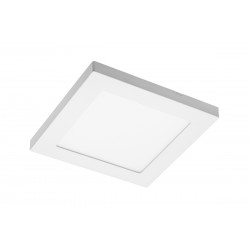 LED gaismeklis MOZA, 18W, 1500lm, AC220-240V, 50/60Hz, PF>0,5, RA≥80, IP40, 120°,4000K, kvadrātveida, balts korpuss LD-MZ18WKW-NB GTV