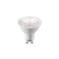 LED lampa, A-G, SMD 2835, GU10, 3000K, 1.0W, AC180-250V, 120°, 110lm, 14mA LD-NGU10P-1W GTV