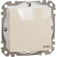 Выключатель IP44 10AX бежевый Sedna Design