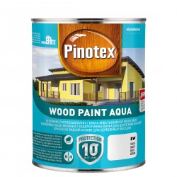 Pinotex Wood Paint Aqua BW Krāsa koka fasādēm, balta, 1L