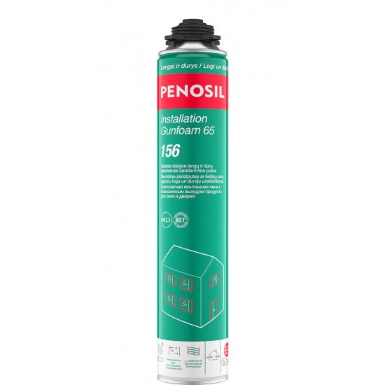 Penosil Installation Gunfoam 65 156 montāžas putas ar lielāku izpūsto putu apjomu 750ml