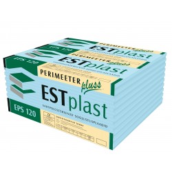 Estplast Perimeeter Plus EPS120 putuplasts plāksnēs ar spundi 100x1000x1200mm, 1.2m2