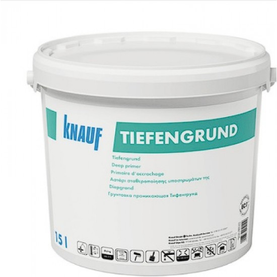 Knauf Tiefengrund грунтовка глубокого проникновения , 15L Knauf Tiefengrund грунтовка глубокого проникновения , 15L