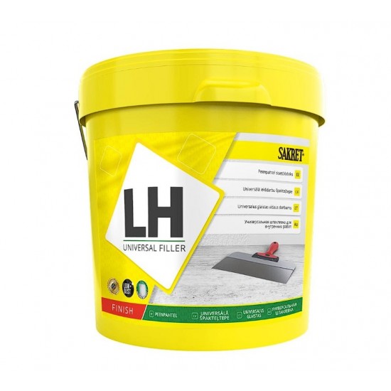 Sakret LH Plus Iekšdarbu špaktele sienām un griestiem, 25kg