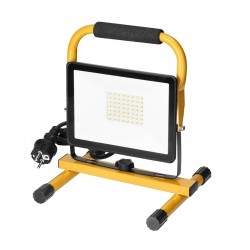 LED prožektors pārnesamais, ~50/60Hz, 50W, 4000LM, RA80, IP65, 4000K