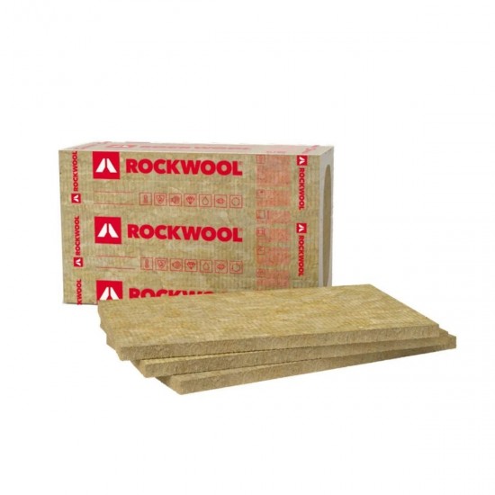 Rockwool Frontrock S Nedegošas akmens vates plāksnes fasādei 50x600x1000mm, iepak. 2.4m2