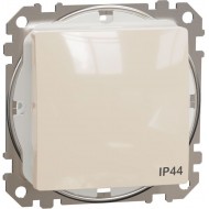 Переключатель IP44 10AX бежевый Sedna Design