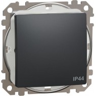 Pārslēdzis IP44 10AX antracīts Sedna Design