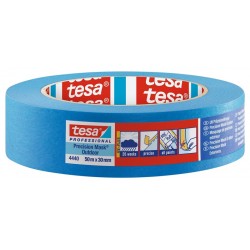 Tesa 4440 Precision Mask Outdoor krāsotāju lente ārdarbiem, zila, 38mm x50m