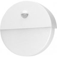 HALIT LED dārza gaismeklis 10W, balts ar PIR kustības sensoru 140°, 600lm, IP65, 4000K, IK10