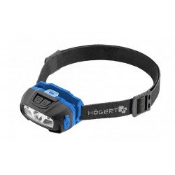 HOEGERT galvas lukturis ar USB kustību sensoru, 6 funkcijas