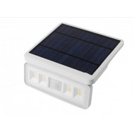 DAVOS saules enerģijas LED lampa, kustības/krēslas sensors, 1000lm, 4000K, 2000mAh, IP54, balta