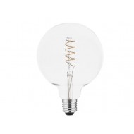 LED spuldze SPIN, E27, G125, 4 Вт, 265 лм, 2200K, AC220-240В, 360°, kvēlspuldze