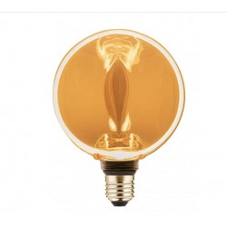 LED spuldze GLOW, E27, G130, 4 Вт, 190 лм, 1800K, AC220-240В, 320°