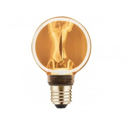 LED spuldze GLOW, E27, G80, 4 Вт, 190 лм, 1800K, AC220-240В, 320°, kvēlspuldze