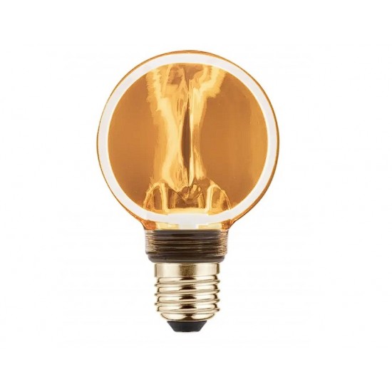 LED spuldze GLOW, E27, G80, 4 Вт, 190 лм, 1800K, AC220-240В, 320°, kvēlspuldze